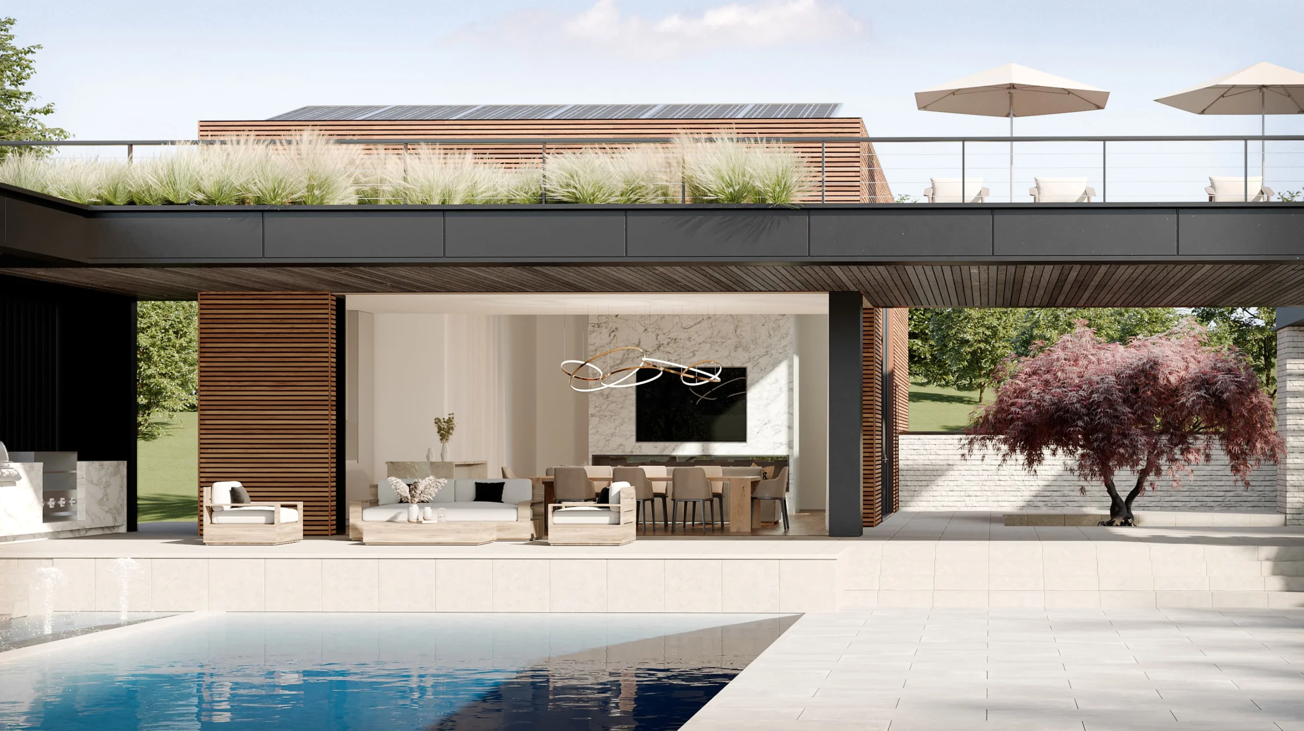 Potomac Pool House, Potomac, MD — view 18