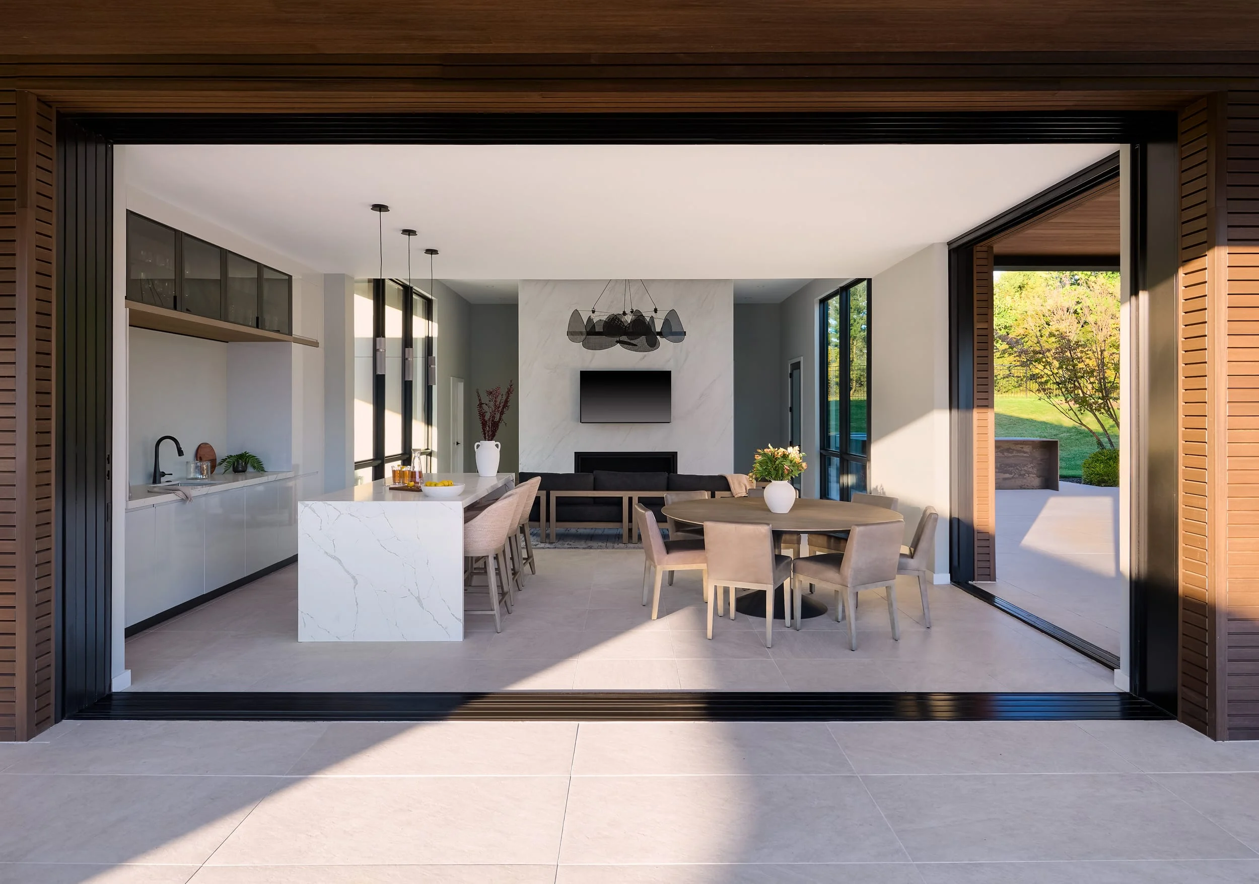 Potomac Pool House — Integrating Building With Landscape, view 13