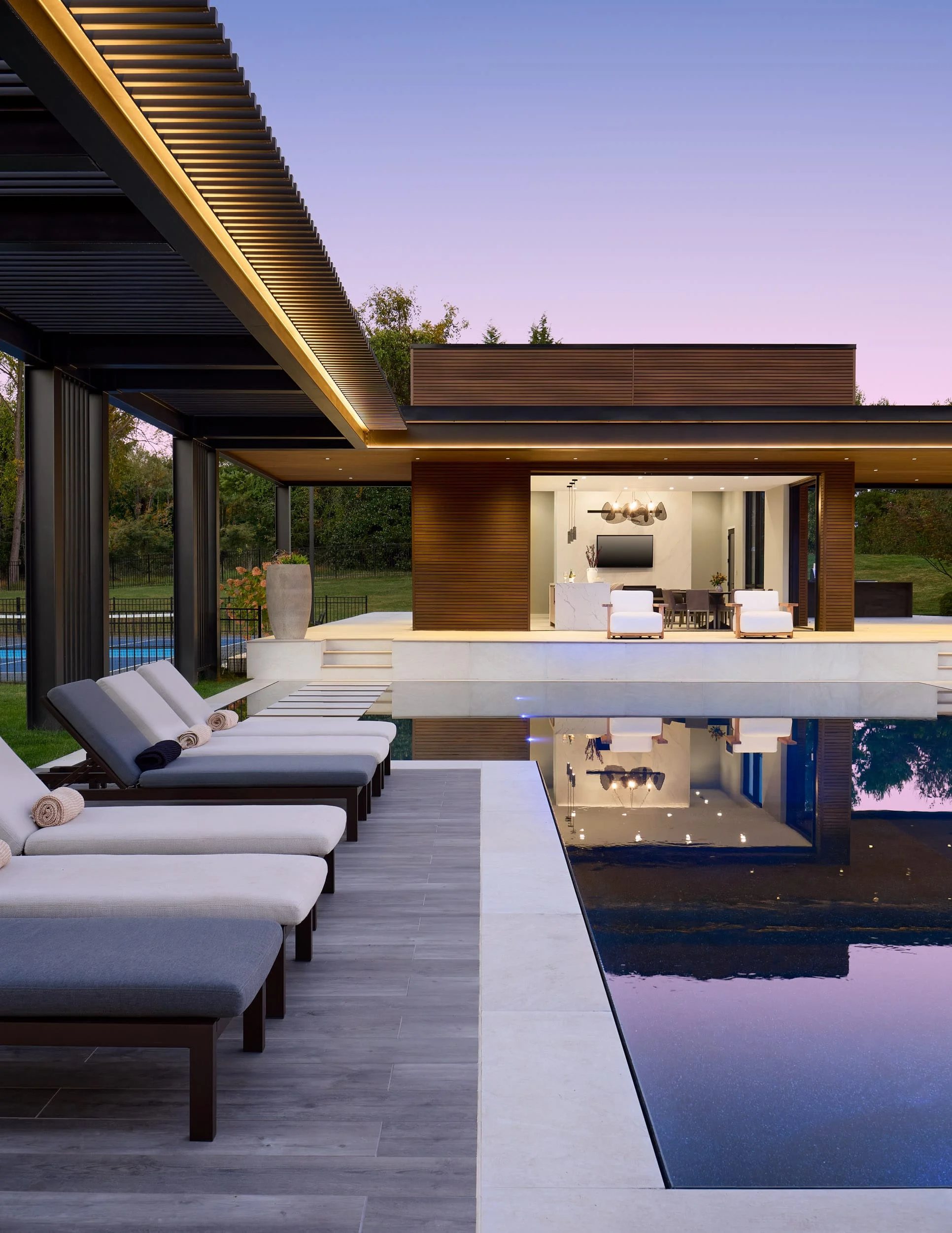 Potomac Pool House — Integrating Building With Landscape, view 6